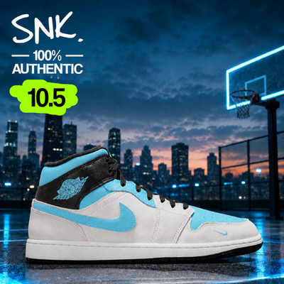 JORDAN 1 MID SE mens sneakers IM6567-121 summit white blue chill US SIZE 10.5