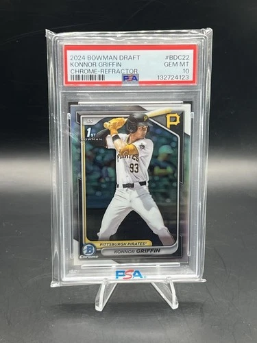 2024 Bowman Draft - Chrome Konnor Griffin #BDC-22 Refractor (RC) - PSA 10