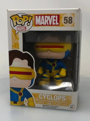 Funko POP! Marvel X-Men Cyclops #58 Vinyl Figure DAMAGED BOX SEE PICS