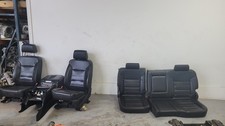 2015-2019 Gmc 2500-3500 Denali Black Leather Front Rear Seats Wconsole Wpwr