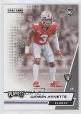 2020 Panini Playoff Rookies Goal Line Damon Arnette #281 0a6