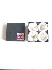 Image of Vintage Hula 18/8 Stainless Steel Egg Cups Set Boxed Made England