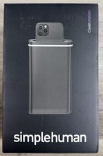 Simplehuman Cleanstation Uv-c Led Touch Free Phone Sanitizer Slate Steel New