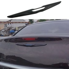 Glossy Black Rear Trunk Center Emblem Cover For Chrysler 300 300c 2011-2023 Abs