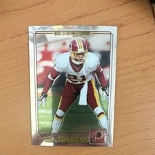 Topps Chrome Base Set - Deion Sanders #63 Washington Redskins NFL Football 2001