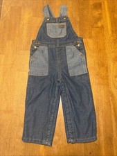 Lee Toddler Denim Overalls Two-tone Wash, Vintage, 24 Months