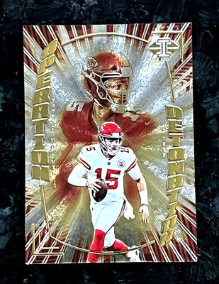 Patrick Mahomes II 2022 Panini Illusions OPERATION DETONATION Chiefs #OD-1