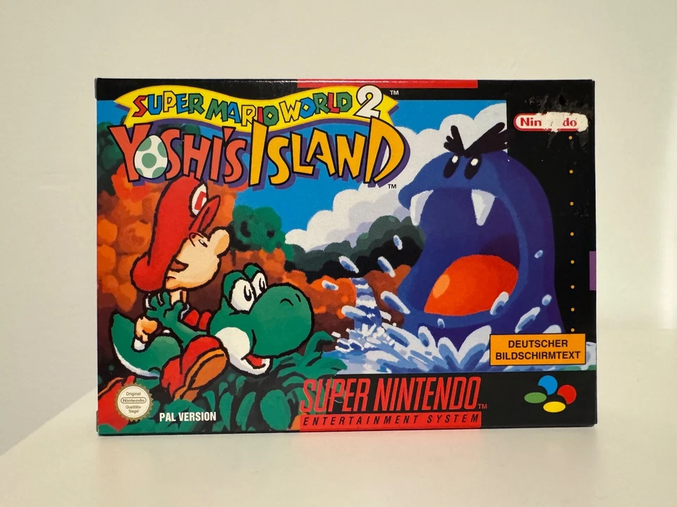 Yoshi's Island, Super Nintendo, neuwertig, alle Flyer