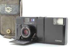   NEAR MINT w/ T14 Flash  Contax T Black Rangefinder 35mm Film Camera From JAPAN