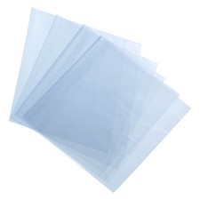100Pcs 16x7 Inch Shrink Wrap Bags Blue Clear Heat Shrink Wrap