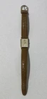 Seiko Tank Watch Women 19mm White Dial Two Tone Rectangle 7320-5909
