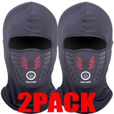 2PACK Tactical Balaclava Face Mask Motorcycle Riding Off-Road UV Protection Hood