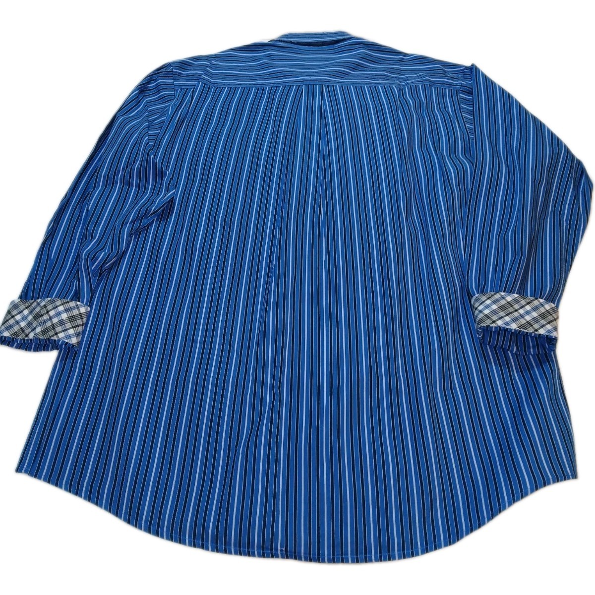Cinch Mens Button Down Blue Casual Western Stripes Long Sleeves Size Xlarge image 6