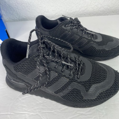 Adidas Boys Shoes Size 12K Fy5664 Black Originals Lace Up - Picture 3 of 11