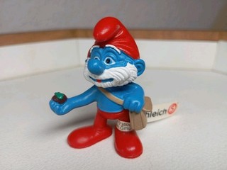 Schleich Papa Smurf with Berries Bag 20729 Smurfs Series 2011 Smurfs 3D