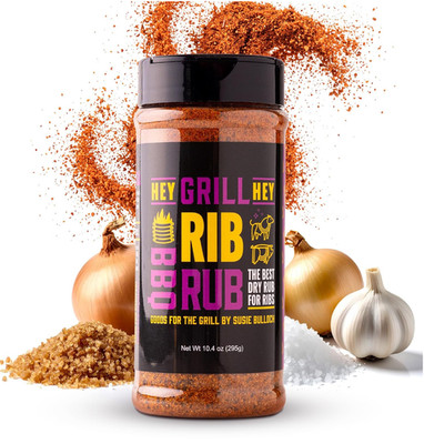 Hey Grill Hey | Rib Rub | BBQ Rub | Rib Seasoning | Beef & Pork Seasoning | BBQ