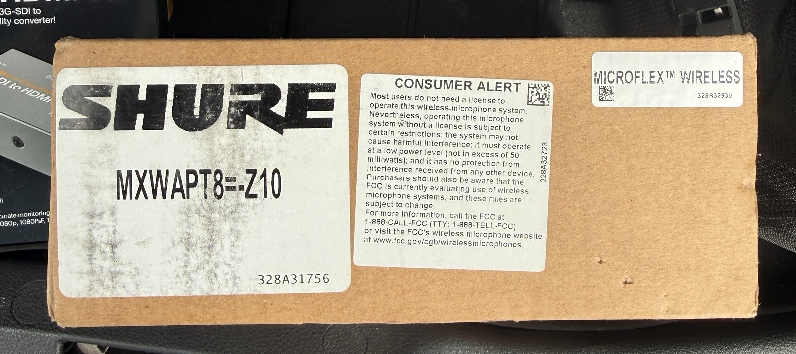 SHURE MXWAPT8 Z10 8-Channel Access Pt Transceiver New In Box