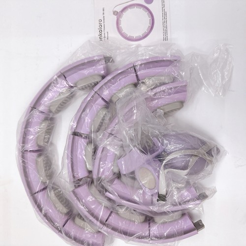 Sonkoloro gewichteter Hula Hoop Reifen Fettverbrennung All-in-One Übung lila Glieder Bänder - Bild 3 von 7