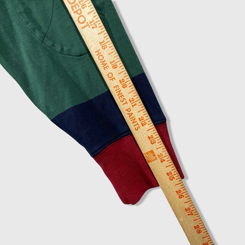 J Crew Striped Colorblock Rugby Shirt Mens M Multicolor Retro Preppy Collegiate - Bild 8 von 9