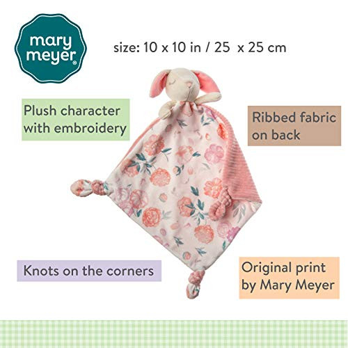Little Knottie Lovey Blanket, 10 x 10-Inches, Bunny - Picture 6 of 6