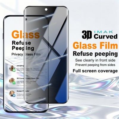 For Motorola Edge 70 Pro, imak 3D Curved Privacy Tempered Glass Full Screen Film