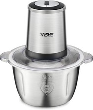 YASHE Kitchen Chopper 500 W, Electric Chopper with 1.8 L Stainless Steel Bowl, M