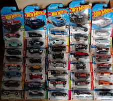 Hot Wheels 1:64 Diecast Car Lot of 40 Assorted Carded Unopened Multi-Color