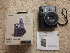 Fujifilm Instax Mini 41 Instant Film Camera  Full Box Complete  Works Great 