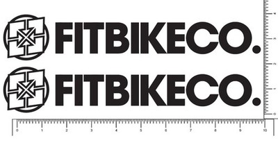 Fit Bike Co. BMX Racing 10'' Die Cut  Decal Team Sticker Bikes