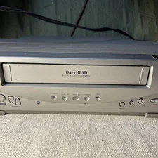 Emerson EWV404 VCR Player DA-4 Head 19 Micron No Remote Tested And Working 
