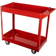 Stalwart Utility Cart 330lb Capacity Rolling Tool Cart Heavy Duty Work Cart
