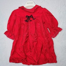 Gucci Mignon and Birds Silk Jacquard Dress - 24 Months NEW!