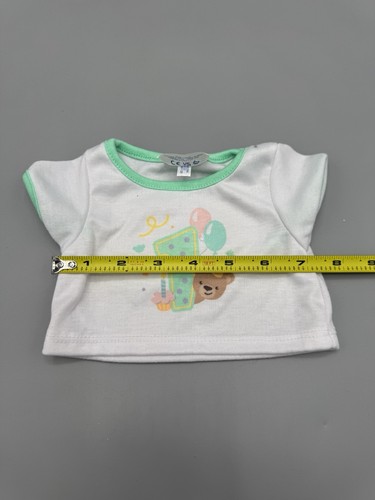 Build A Bear Clothing 1st Birthday Shirt W/ Happy Birthday Cupcake - Picture 6 of 15