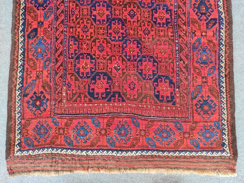 Antique rug 4x7, Vibrant turkish rug 4x7 vintage, Heriz rug 4x6, Kazak rug wool - Picture 3 of 12