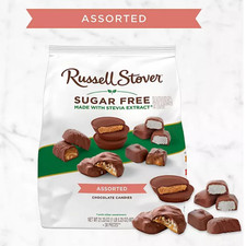 NEW Russell Stover Sugar Free Assorted Chocolates Candy 21.23 oz Bag