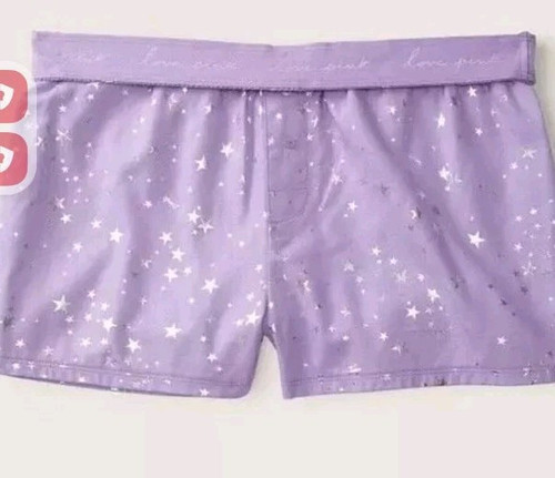 VICTORIAS SECRET PINK SLEEP BOXY PAJAMA LOUNGE SHORTS PJ Medium NWT