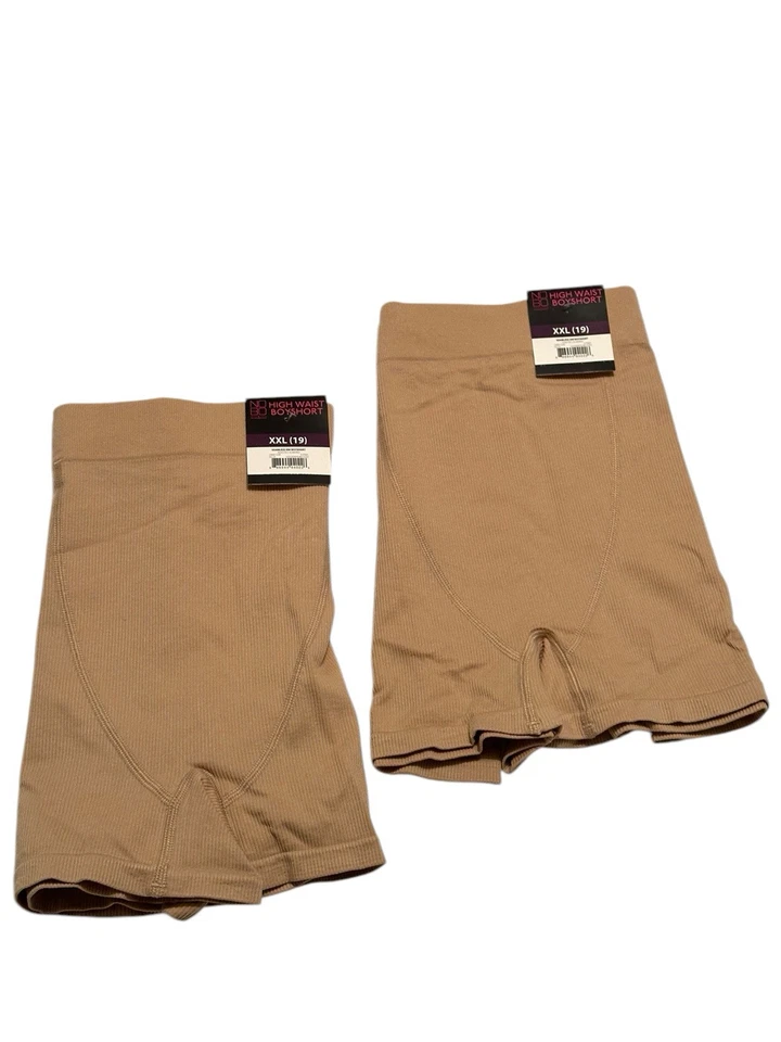 No Boundaries 2 Pares Cintura Alta Sin Costuras Niño Pantalones Cortos Ropa Interior Mujer Talla XXL 19 Foto 2 de 4