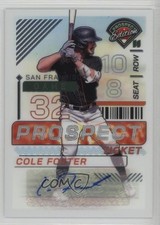 2024 Panini Prospect Edition Holo Signatures Cole Foster #94 Auto 0n1s