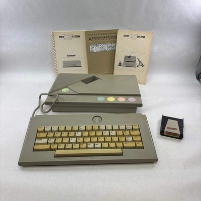 Atari XE Game System With Keyboard And Game Tested Working
