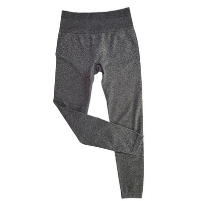 Vitality Formation Seamless Leggings Heather Gray Ribbed High Rise Sculpt Sz S