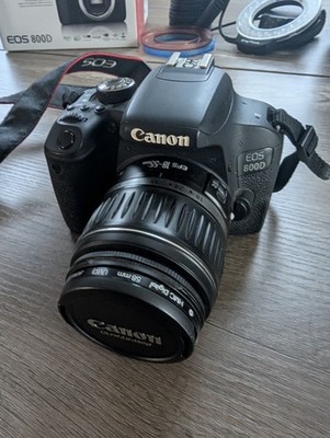 Canon EOS 800D + 18-55 IS STM + 55-250 IS STM + Zubehörpaket