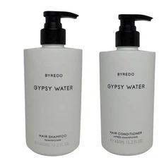 Byredo Gypsy Water Shampoo and Conditioner Set 2 x 15.2oz / 450ml Pump Bottles