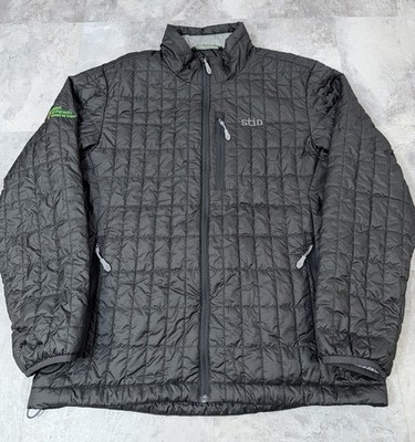 Stio Azura Insulated Jacket Primaloft Puffer Quilted Boundary Black Mens Size L