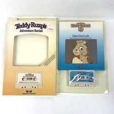 Vtg'85 Teddy Ruxpin Adventures Story Book Cassette Take A Good Look NOS