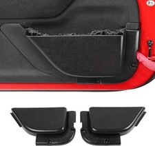 Front Door Pockets Storage for Wrangler JK -Front-Black A