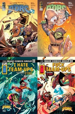 Dorc #3 Cover A B C D Complete Set [4 BOOKS] 1st Prints - Image Comics 2026 NEW