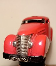 Vintage Schuco 3000 Telesteer A/F. NICE ORIGINAL RED PAINT DISPLAY or REPAIR..