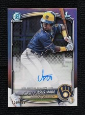 2025 Bowman Chrome Prospect Refractor 156/499 Jesus Made #CPA-JM Auto