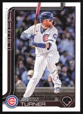 2025 Topps Update Series Base Justin Turner Chicago Cubs #US27