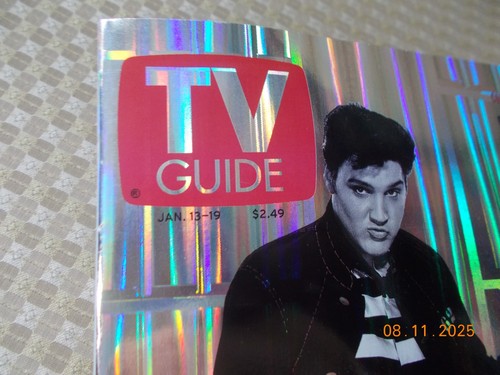 TV Guide with Elvis Hologram Front Cover for January 13-19, 2001 - Picture 2 of 3